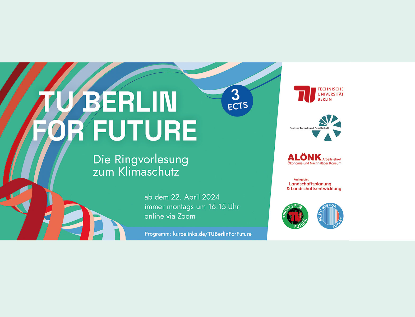 TU Berlin for Future – Öffentliche Ringvorlesung zum Klimaschutz