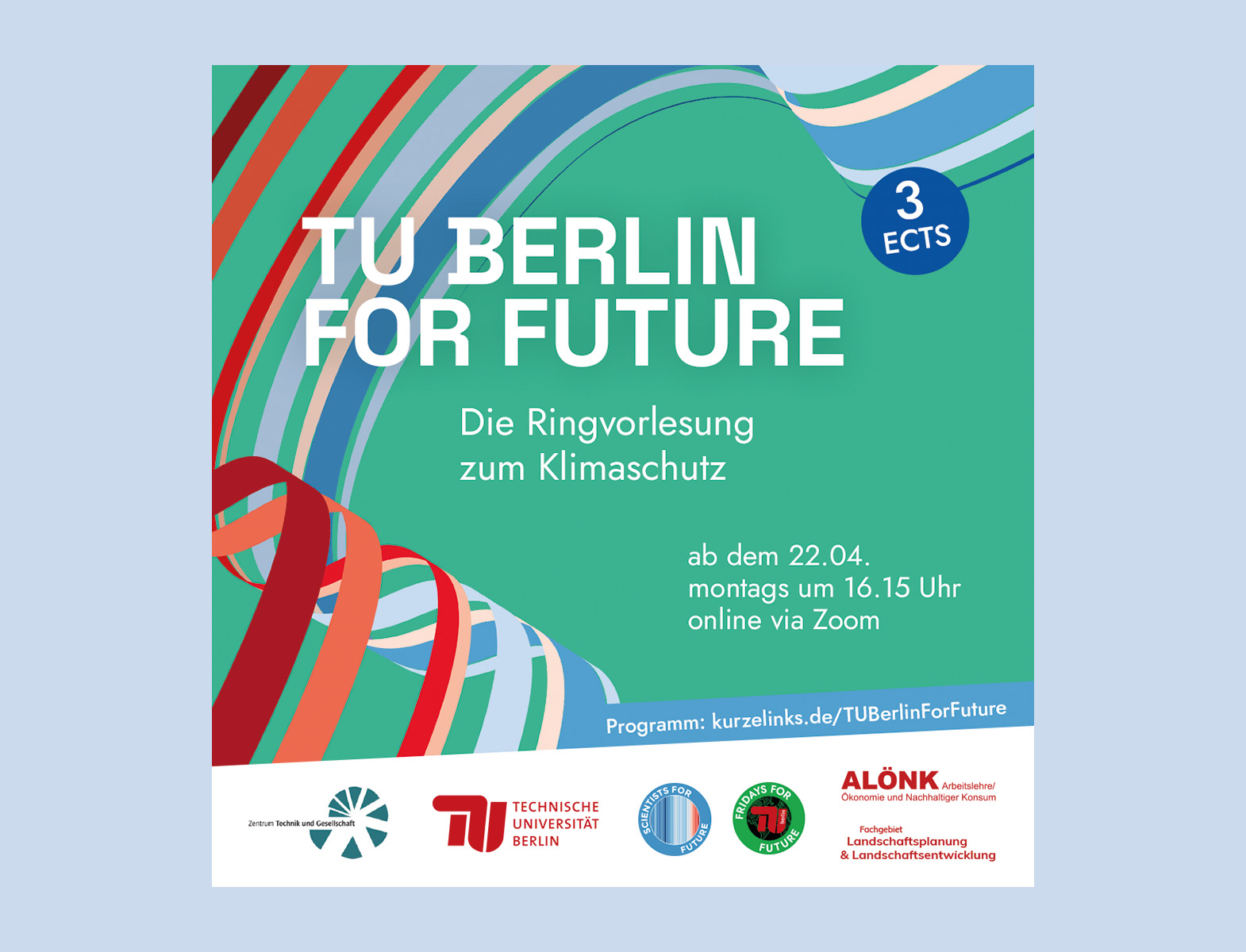 TU Berlin for Future – Public lecture series on climate protection in WS 24/25