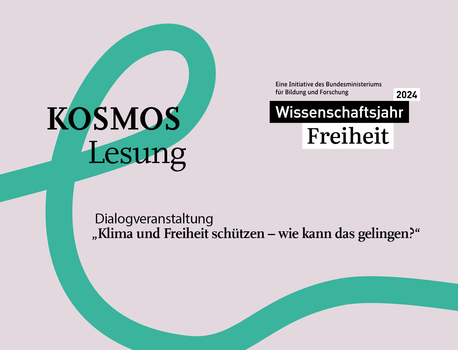 KOSMOS-Lesung Dialogveranstaltung: Klima und Freiheit schützen – wie kann das gelingen?