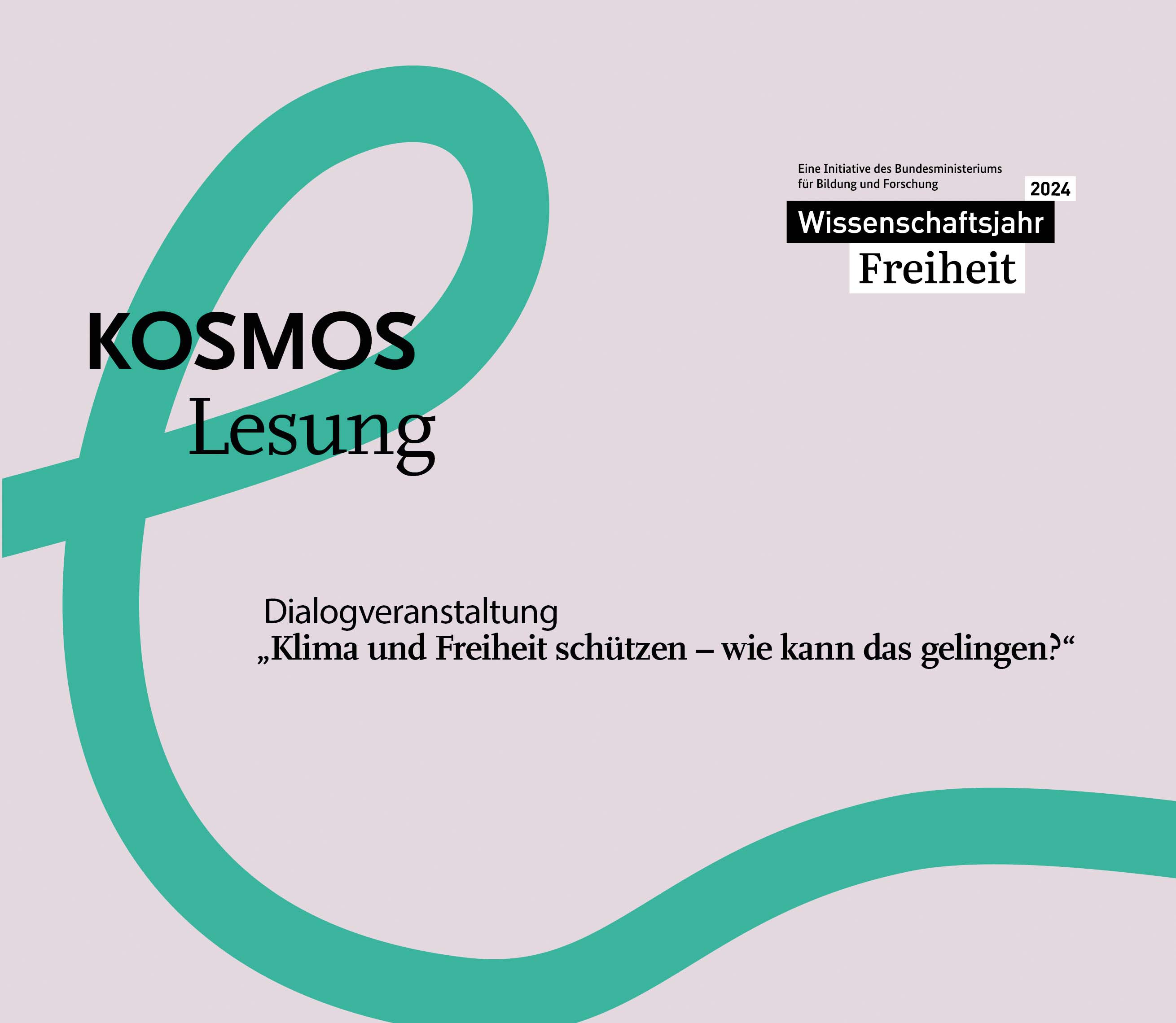 KOSMOS-Lesung Dialogveranstaltung: Klima und Freiheit schützen – wie kann das gelingen?